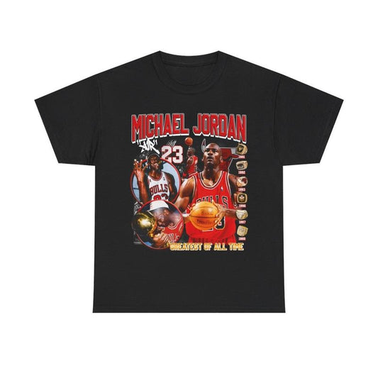 Old School Michael Jordan Inspired Vintage Basketball T-Shirt Mens 90s Streetwear Hooper Finds Casual Classic Cotton Menswear Top Graphics Smooth Underwear Tshirt Shortsleeve Hooper Hoops Baller Finds
