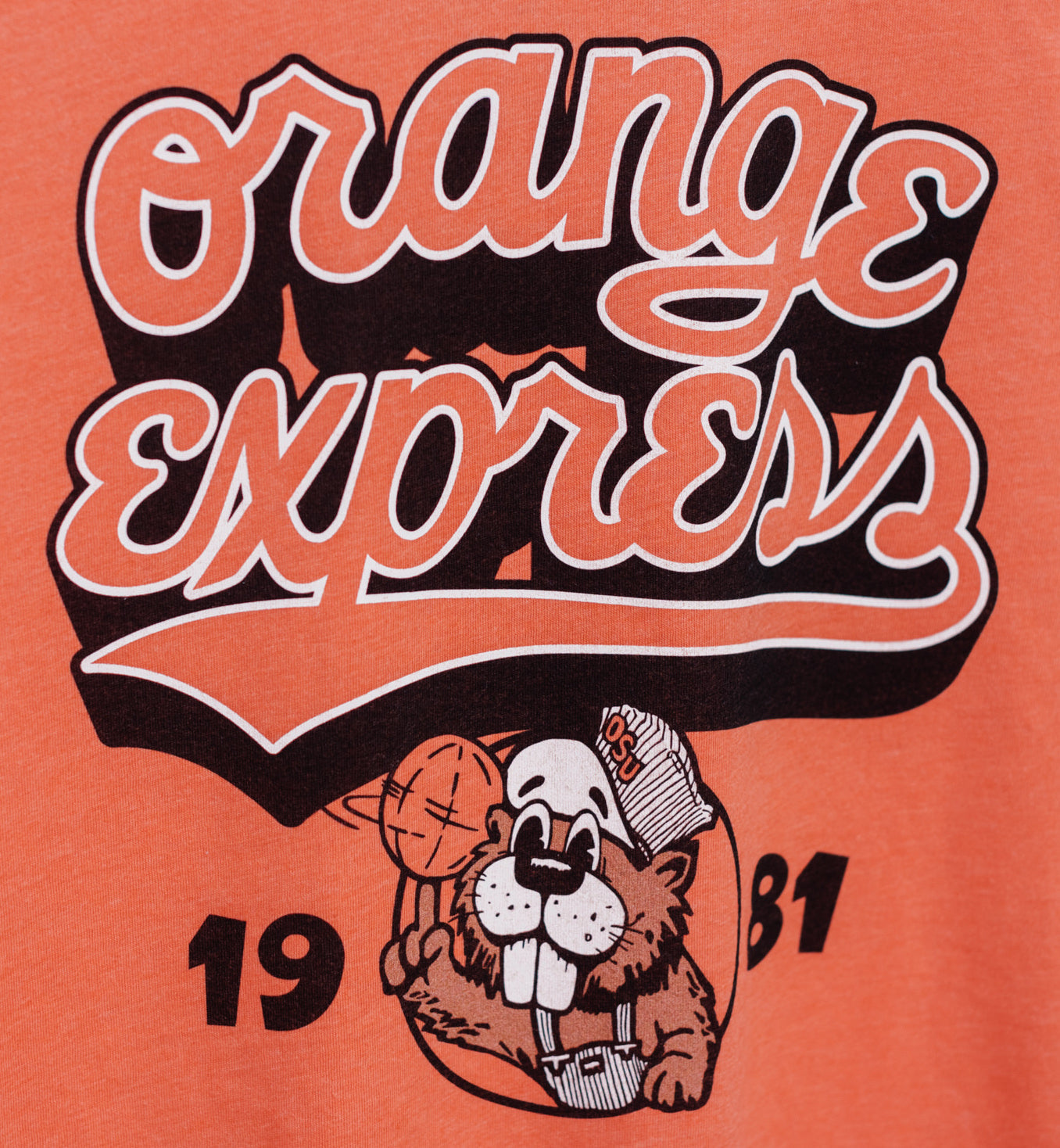 Vintage ‚ÄúOrange Express‚Äù 1981 OSU Basketball Tee