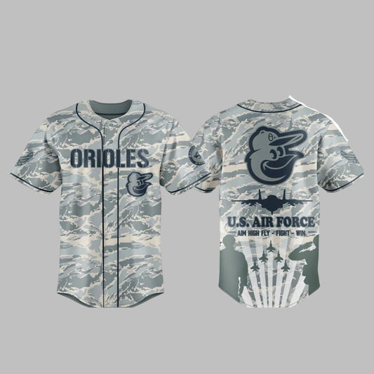 Orioles x Veteran U.S Air Force 2025 Baseball Jersey - Grishko.com