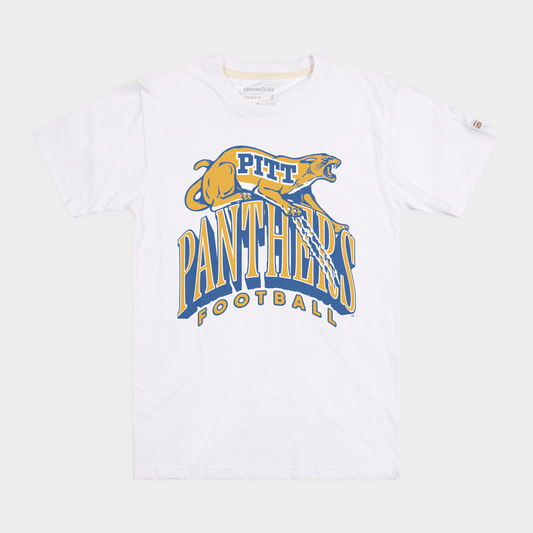Vintage Pitt Panthers Football Logo Tee Style001