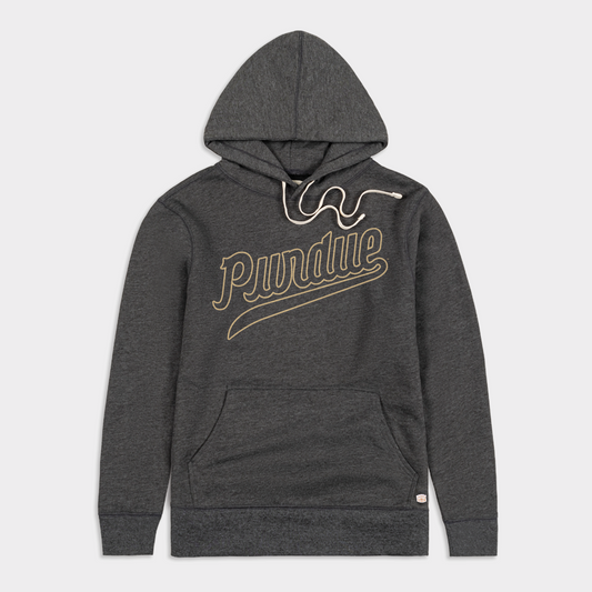 Purdue Boilermakers Classic Script Outline Hoodie