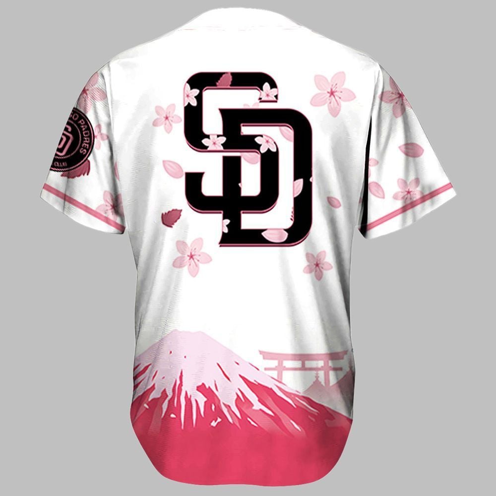 Padres Cherry Blossom Jersey 2025 - Grishko.com