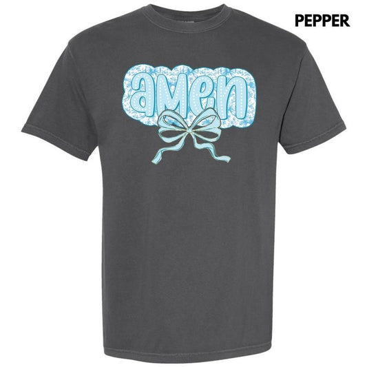 Pastel Blue Amen Comfort Colors T-Shirt 'NLB'