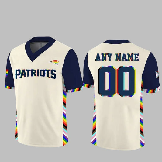 Patriots Celebrating Pride Month 2025 Jersey - Grishko.com