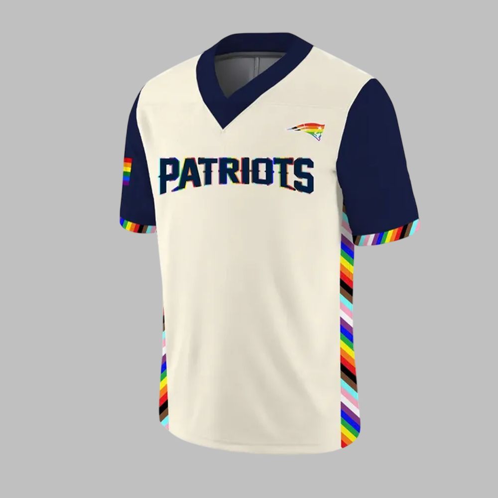 Patriots Celebrating Pride Month 2025 Jersey - Grishko.com