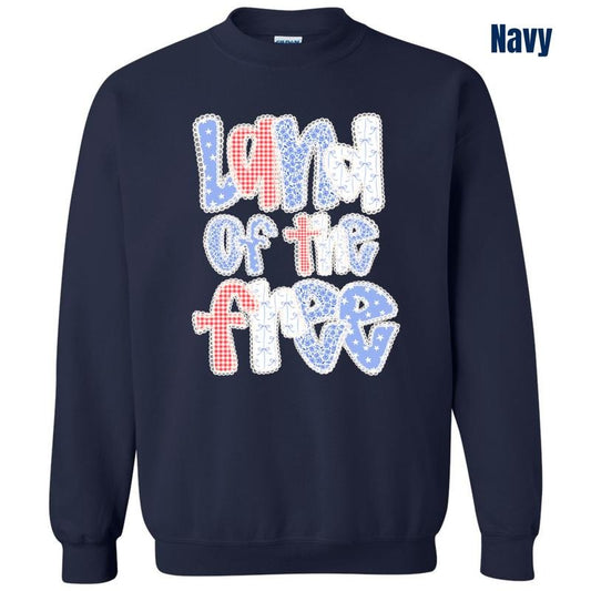 Pattern Land Of The Free Sweatshirt 'NLB'