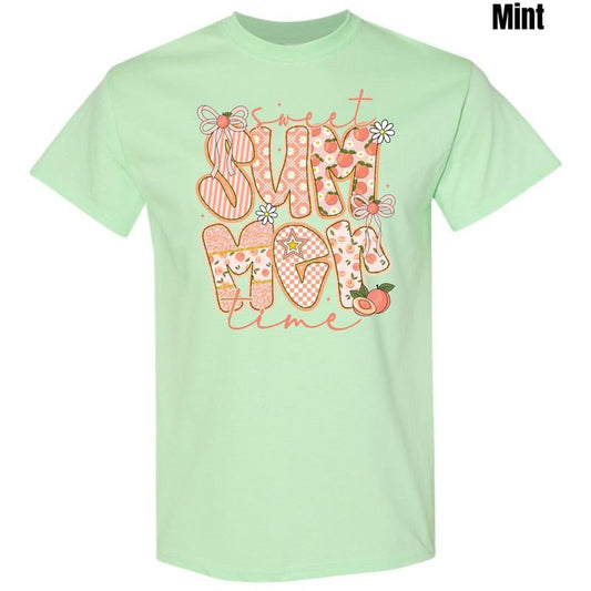 Peachy Summer Time Gildan Short Sleeve T-Shirt 'NLB'