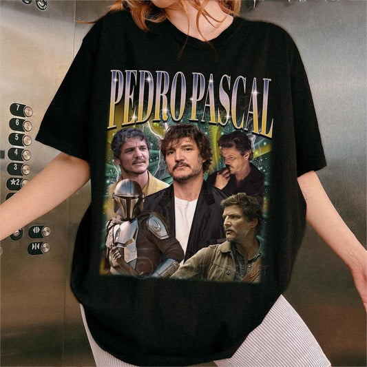Pedro Pascal Unisex T-Shirt Classic Style Clothes Men Women Streetwear