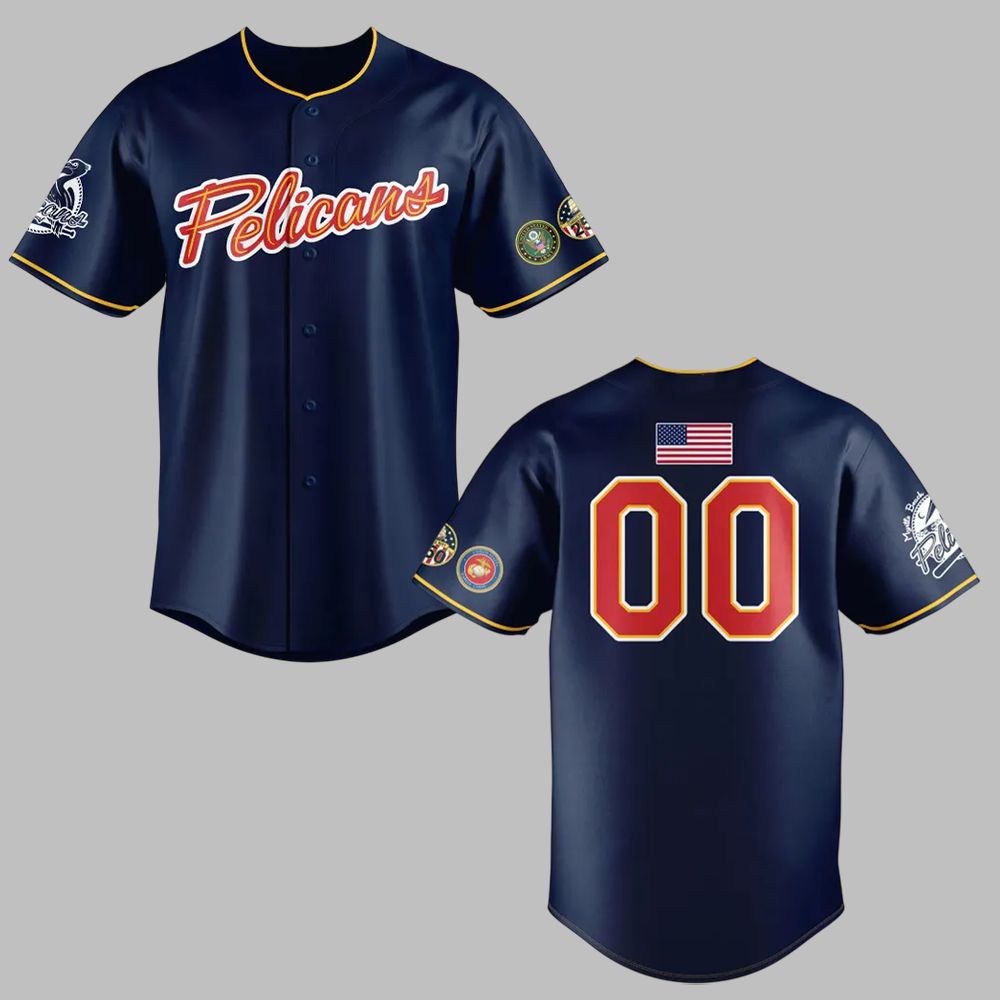 Pelicans 2025 Military Appreciation Night Jersey - Grishko.com