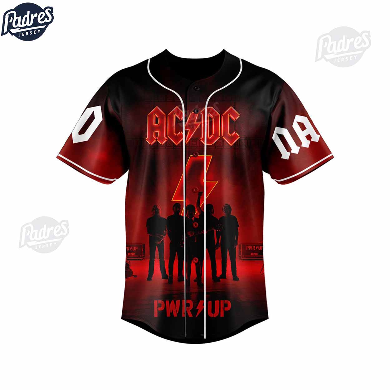 Personalized ACDC World Tour 2024 Baseball Jersey Style - Padres Jersey Oasis: Elevate Your Baseball Style Game