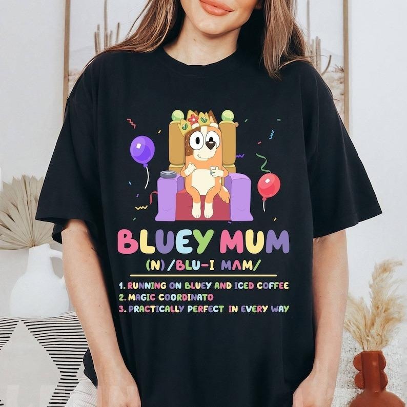 Personalized Bluey Mumlife Dadlife Shirt | Bluey Mom Shirt | Bluey Dad Shirt | Custom Bluey Shirt | Bandit and Chili Tee | Bluey Family