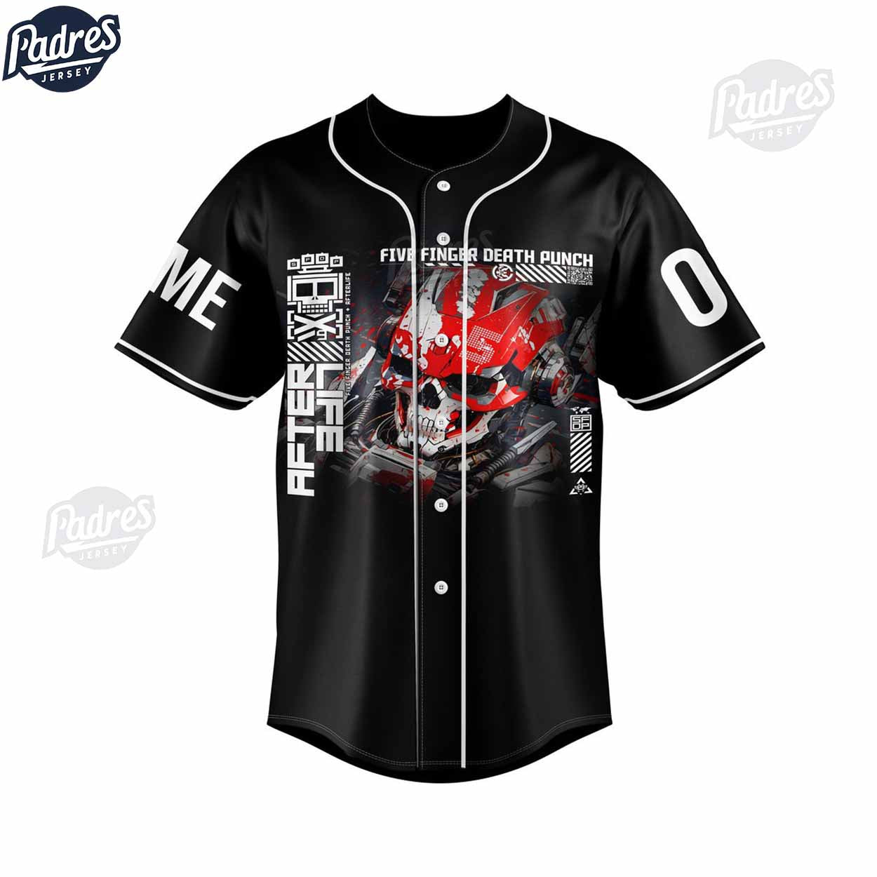 Personalized Five Finger Death Punch 5FDP Tour 2024 Baseball Jersey Shirt - Padres Jersey Oasis: Elevate Your Baseball Style Game