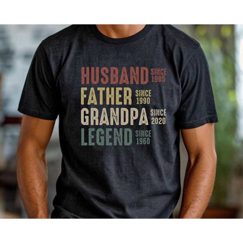 Personalized Legend Husband Dad Grandpa Shirt, Apparel For Grandpa, Best Shirt For Papa, Father's Day Gift, Birthday Gift