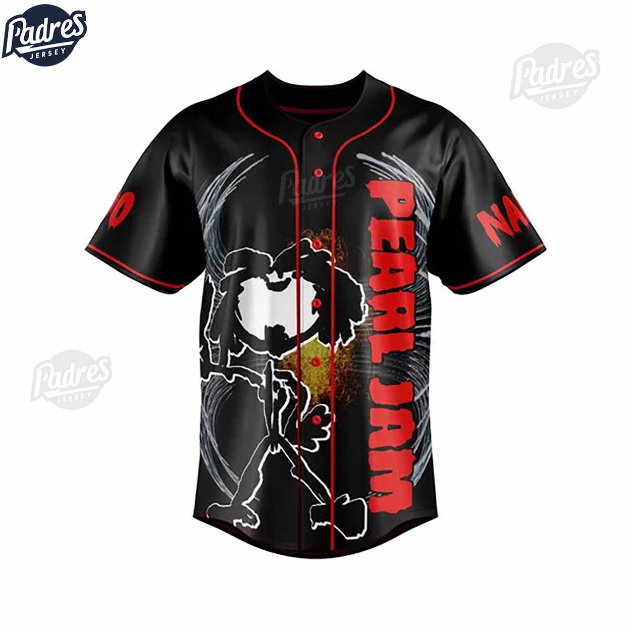 Personalized Pearl Jam Tour 2024 Baseball Jersey - Padres Jersey Oasis: Elevate Your Baseball Style Game