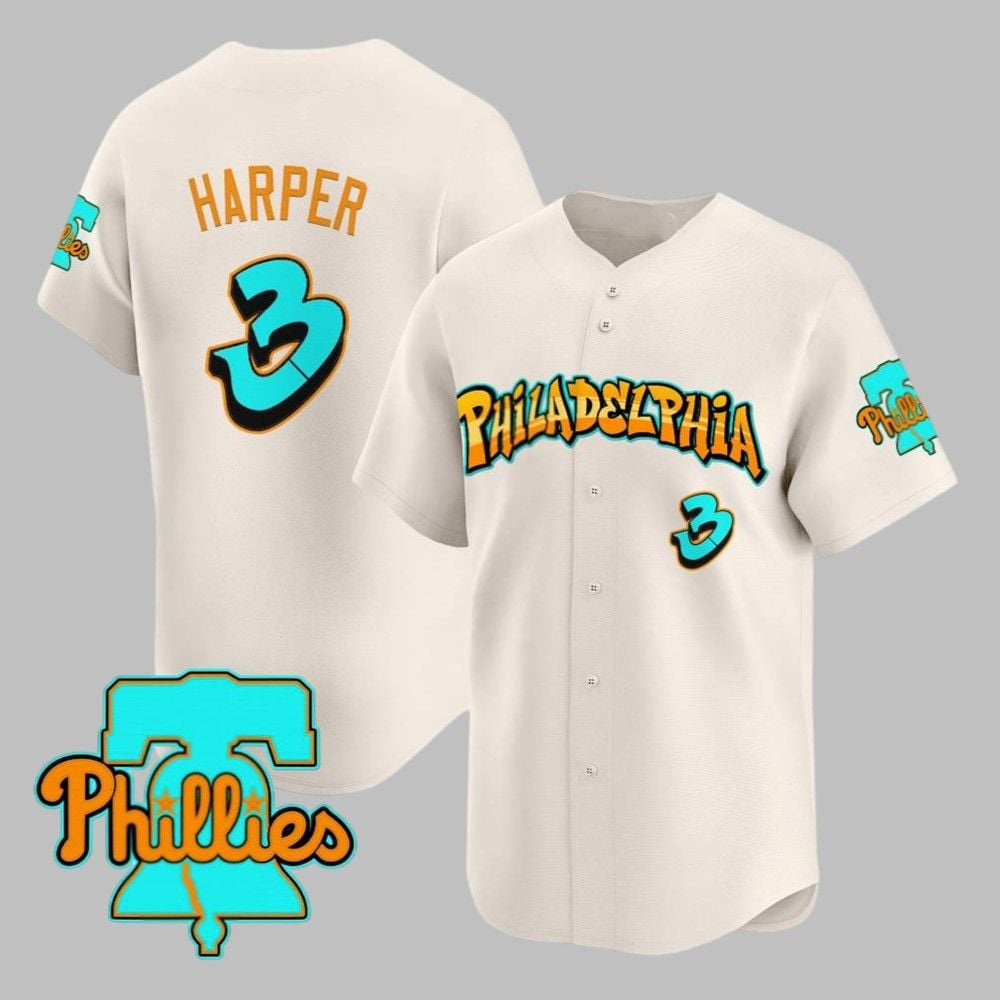 Philadelphia Phillies Harper Jersey 2025 - Grishko.com