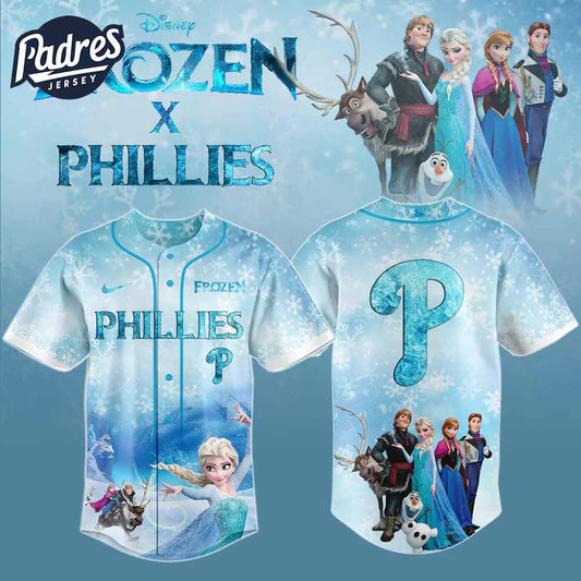 Philadelphia Phillies x Frozen Baseball Jersey 2025 - Padres Jersey Oasis: Elevate Your Baseball Style Game