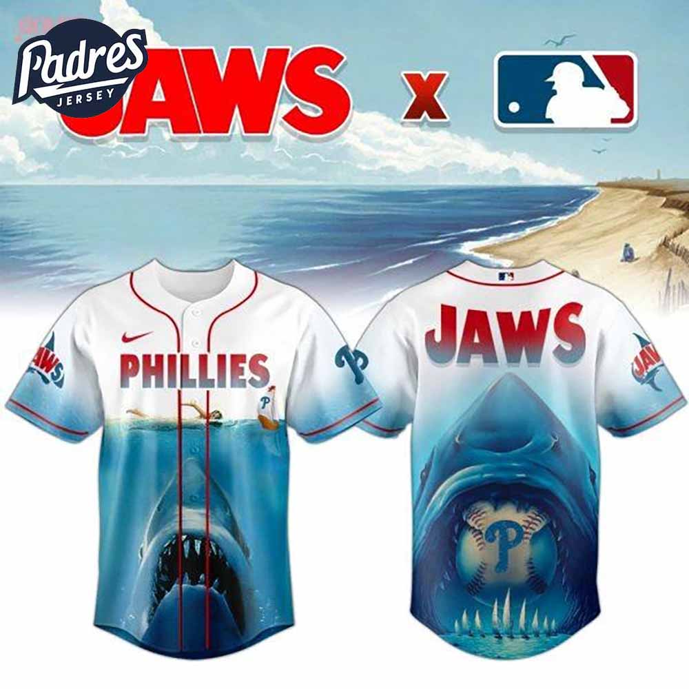 Philadelphia Phillies x Jaws 2025 Baseball Jersey - Padres Jersey Oasis: Elevate Your Baseball Style Game