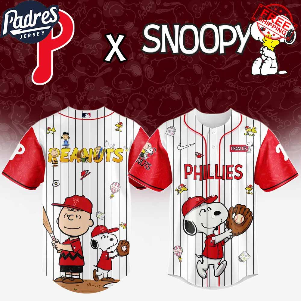 Philadelphia Phillies x Peanuts Night 2025 Limited Edition Baseball Jersey - Padres Jersey Oasis: Elevate Your Baseball Style Game