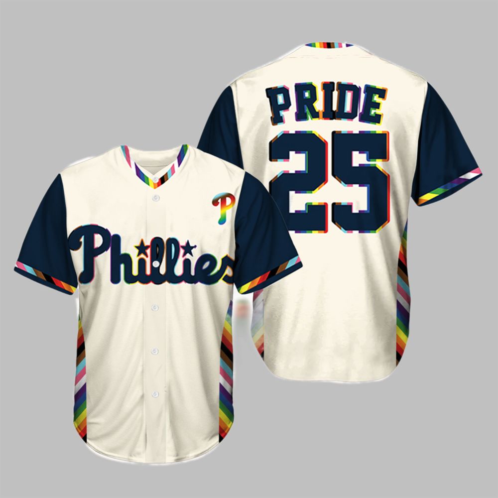 Phillies 2025 Happy Pride Night Jersey - Grishko.com