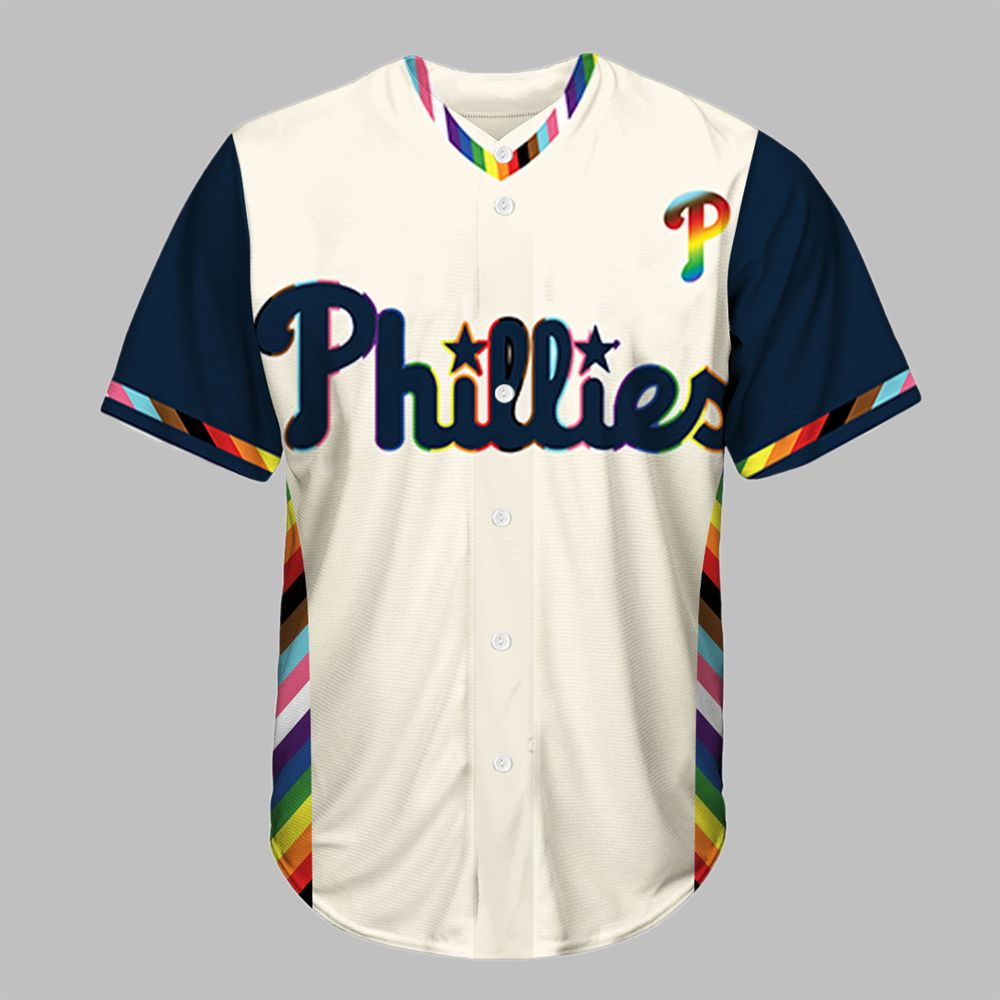 Phillies 2025 Happy Pride Night Jersey - Grishko.com