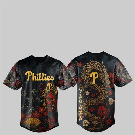 Phillies Yakuza Dragon Oni Jersey 2025 - Grishko.com