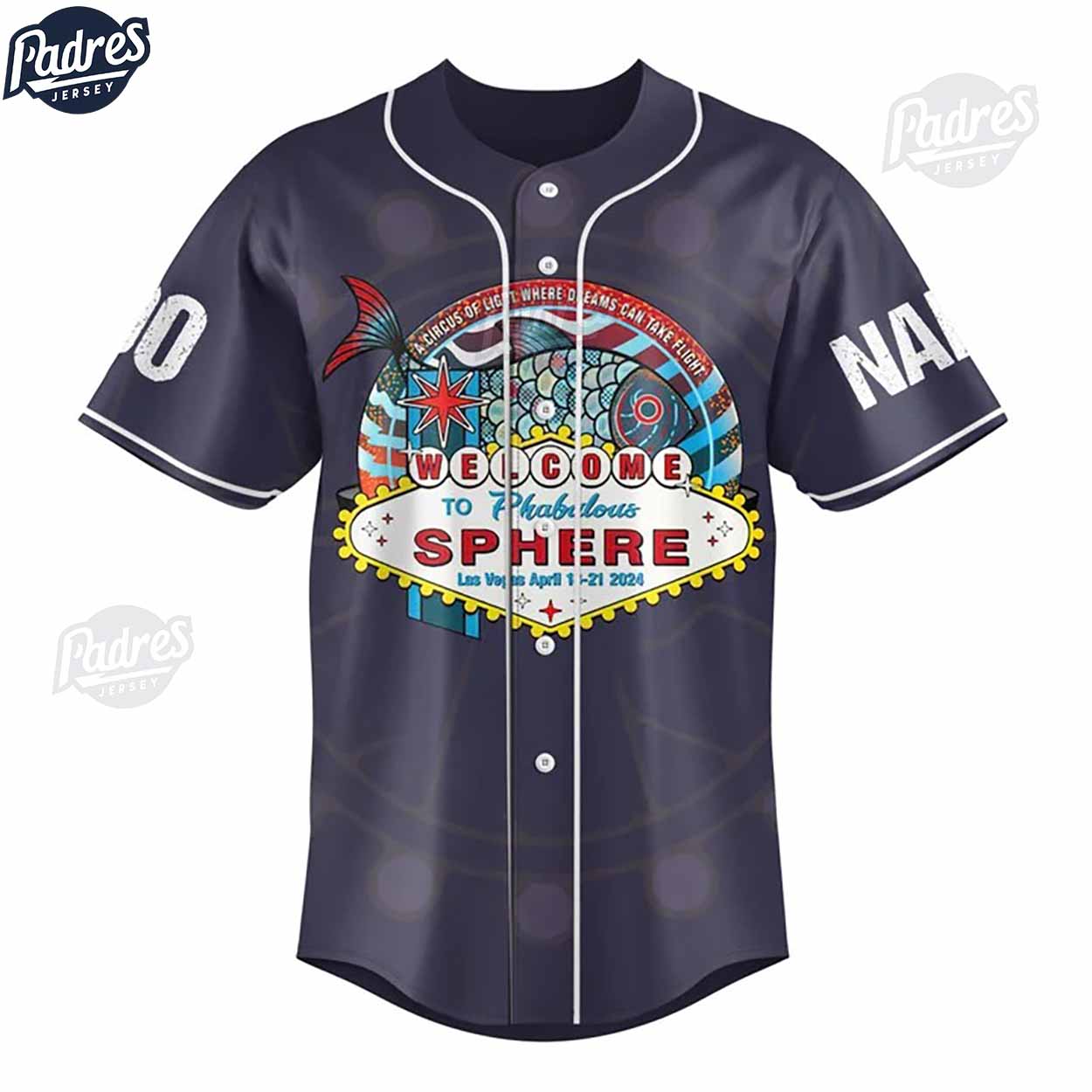 Phish World Tour 2024 Baseball Jersey - Padres Jersey Oasis: Elevate Your Baseball Style Game