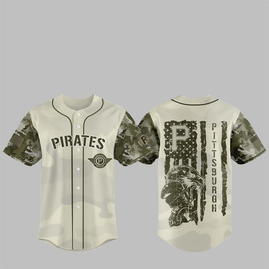 Pirates 2025 Armed Forces Day Night Jersey - Grishko.com