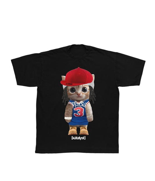 Playb0ii Kitty Shirt, Graphic Tee for Edgy Street Style