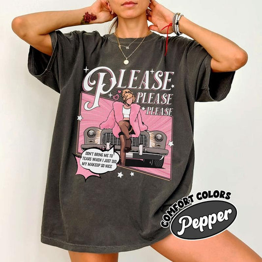 Please Please Please Comfort Colors Shirt, Sabrina Fan Tee, Concert Shirt, Short n' Sweet Womenswear