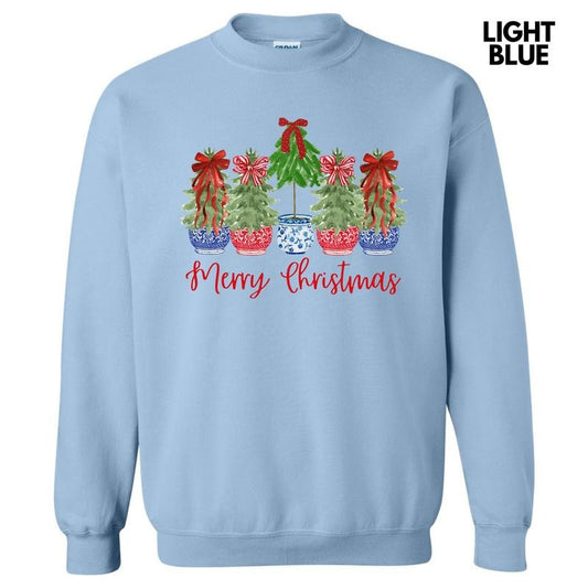 Potted Christmas Trees Sweatshirt 'NLB'