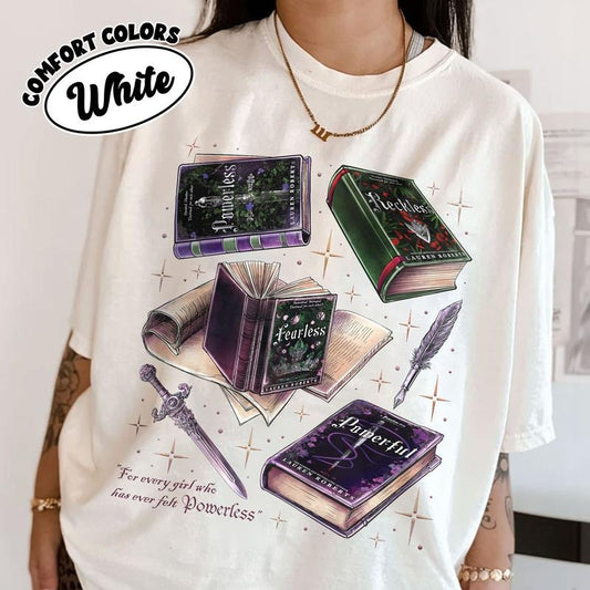 Powerless Series Lauren Roberts Comfort Colors Shirt, Kai Azer & Paedyn Gray Shirt, Fantasy Bookish Shirt, Powerful Book Shirt, Bookish Gift
