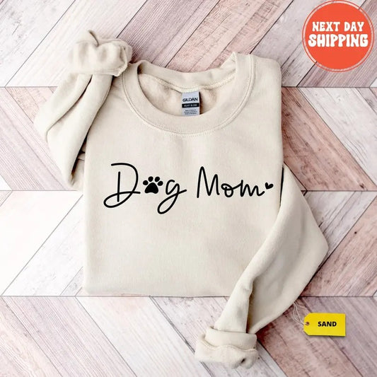 Premium  Dog Mom Sweatshirts - Custom Dog Mom Shirt - Dog Mom Shirts - Womens Sweatshirts - Dog Mom Tshirt - Dog Mom Gift - Dog Mom Tee