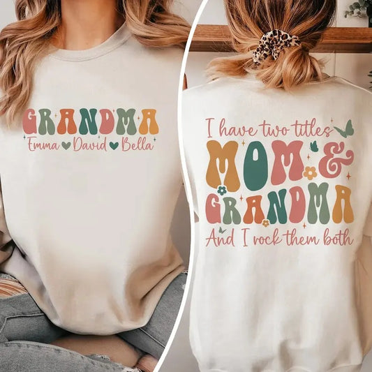 Premium  Grandma Sweatshirt, Personalized Grandma Sweashirt, Grandma Gifts, Gifts For Grandma, Grandma Club Sweat, Mom Sweatshirt, Mother's Day Shirt