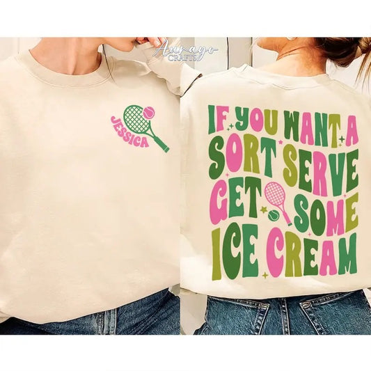 Premium  Personalized Tennis Shirt, Tennis Player Gift, Tennis Team Name Gift, Tennis Captain Gift, Coach Gift, Tennis Shirt For Women, Tennis Club