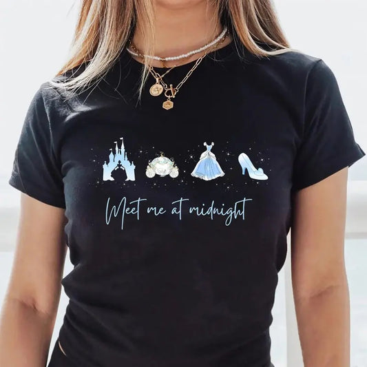 Princess Meet Me At Midnight Baby Tee, Princess Magic Kingdom Trip Baby Tee, Meet Me At Midnight Princess T-Shirt, Princess Wonderland Baby Tee