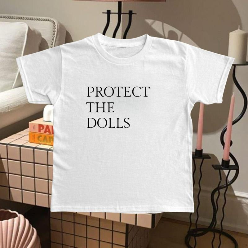 Protect The Dolls Baby Tee, Trans Rights Shirt, Pride Shirt, Pride Merch, Queer Shirt, LGBTQ, Gay Shirt, Trans Pride Baby Tee, Pride Month