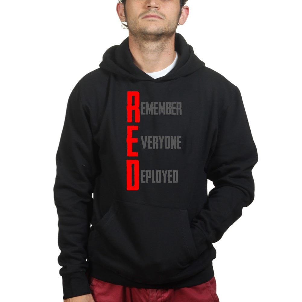 RED Remember Everyone Deployed Hoodie Style001