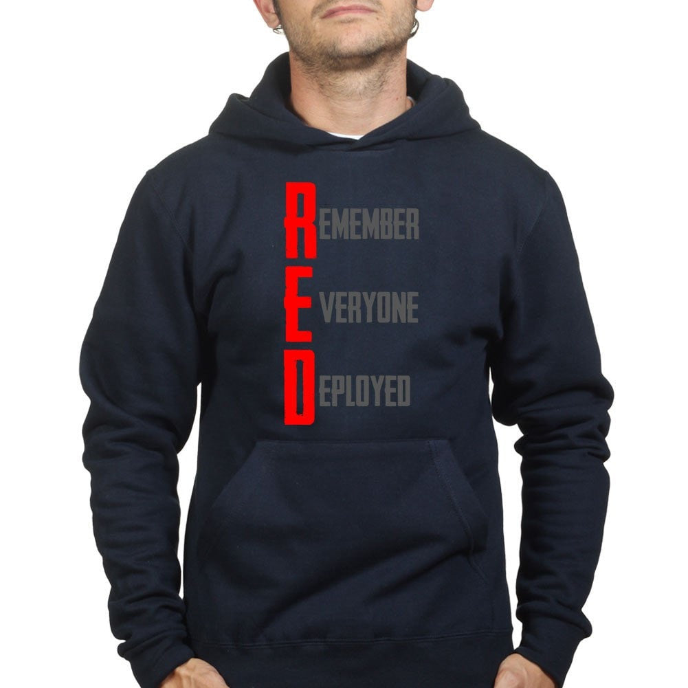 RED Remember Everyone Deployed Hoodie Style001