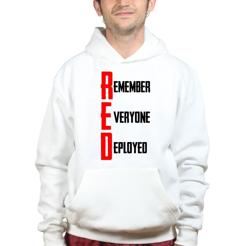 RED Remember Everyone Deployed Hoodie Style001