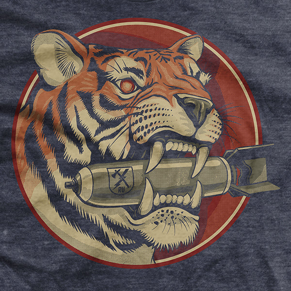 Men's Tiger Bomb T-shirt Style001