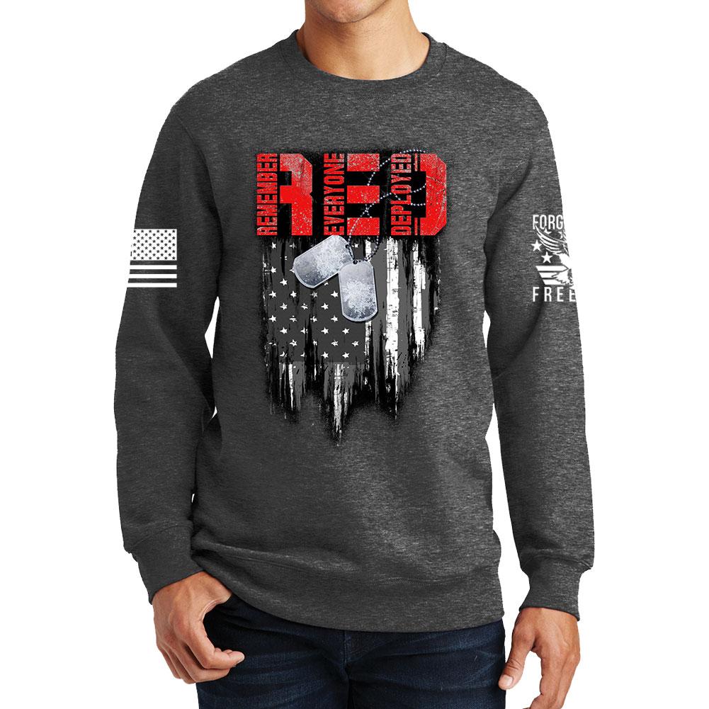 R.E.D Flag & Dog-tags Sweatshirt Style001