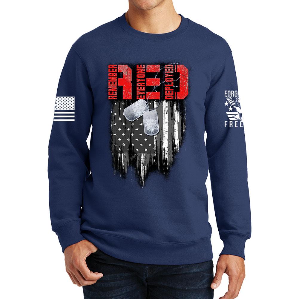 R.E.D Flag & Dog-tags Sweatshirt Style001