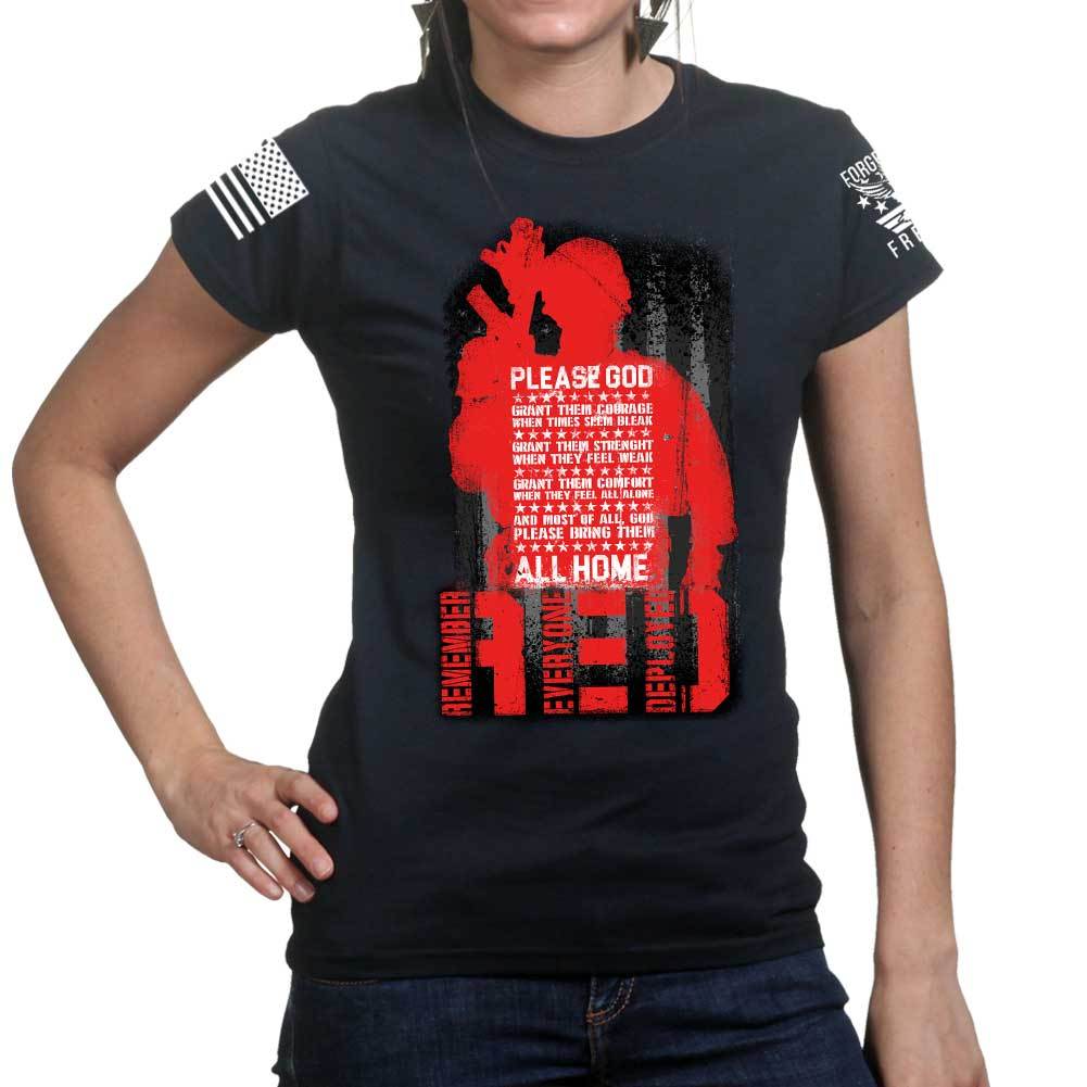 R.E.D. Prayer Ladies T-shirt Style001