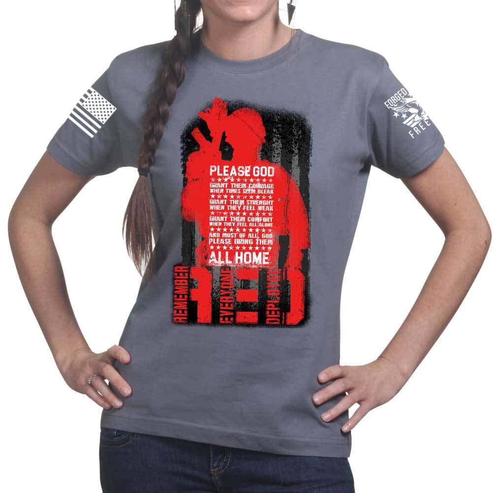 R.E.D. Prayer Ladies T-shirt Style001