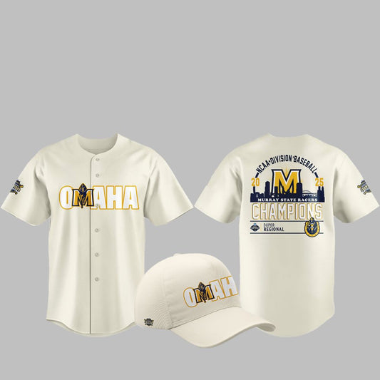 Racers Omaha Division Baseball 2025 Champions Super Regional Jersey - Grishko.com