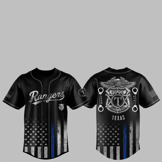 Rangers Law Enforcement Night Jersey 2025 - Grishko.com