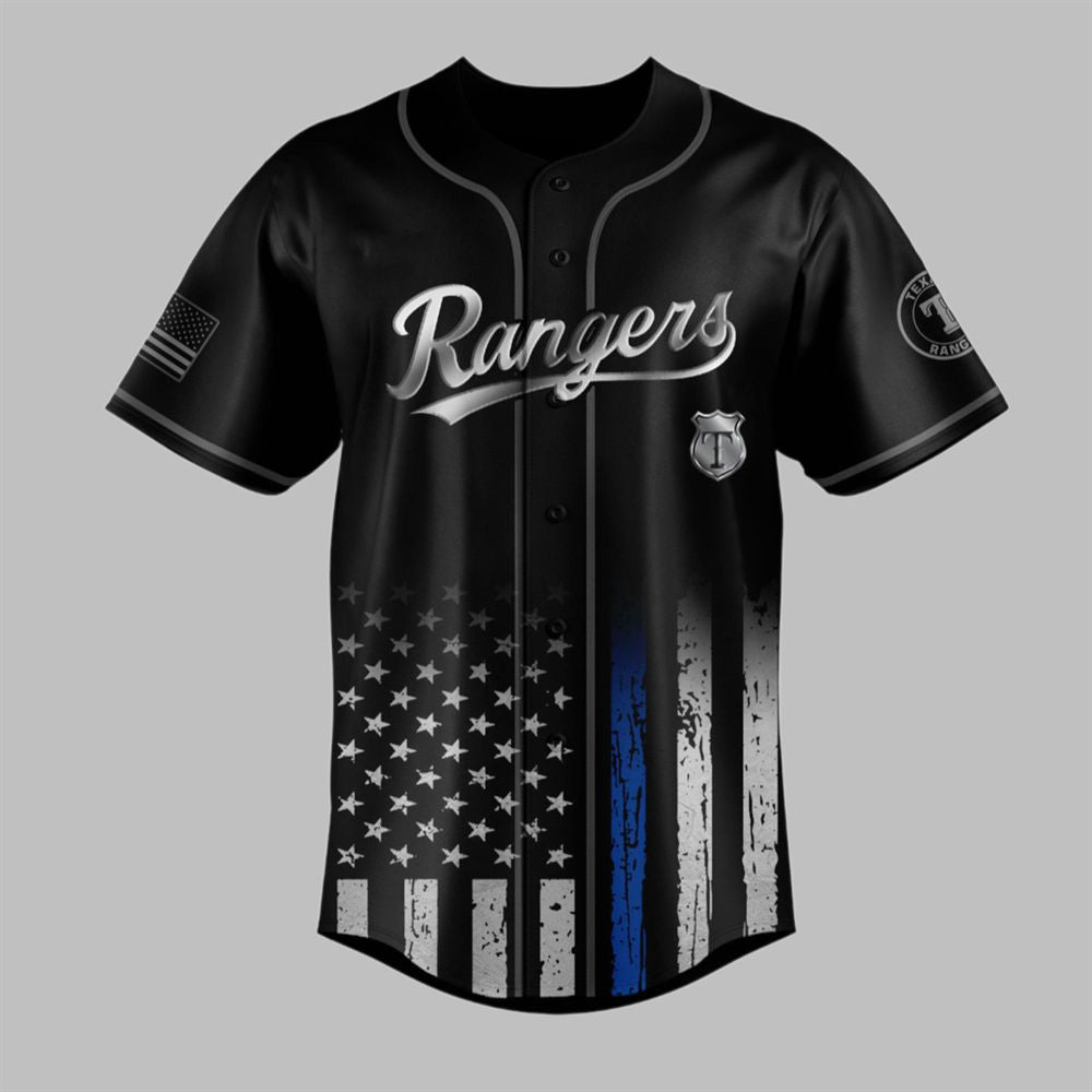 Rangers Law Enforcement Night Jersey 2025 - Grishko.com