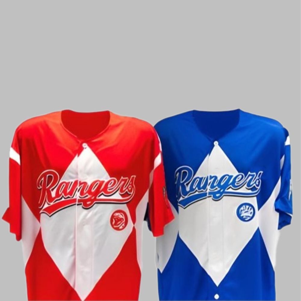 Rangers Power Rangers Night Jersey 2025 Giveaway - Grishko.com