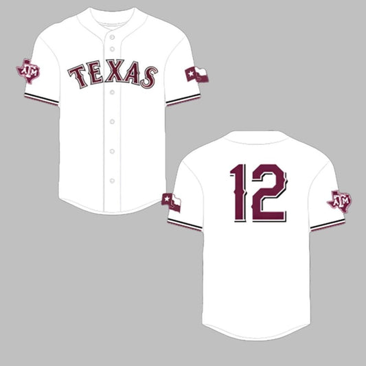 Rangers Texas A&M University Night Jersey Giveaway 2025 - Grishko.com