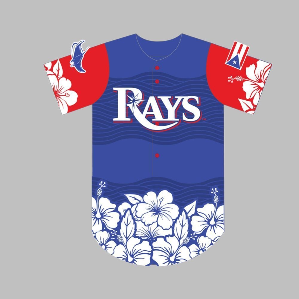 Rays Puerto Rican Heritage Jersey 2025 Giveaway - Grishko.com